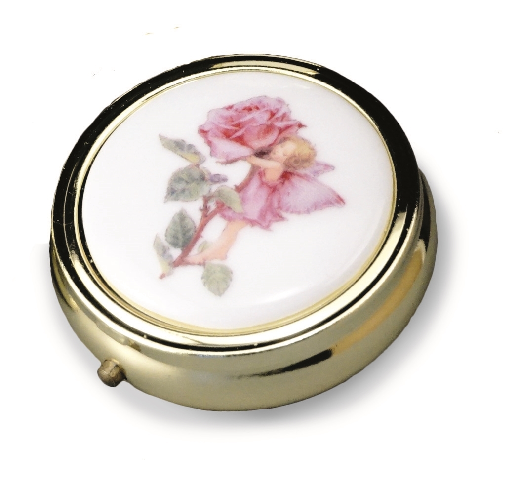Pillendose "Elfe Rose"
