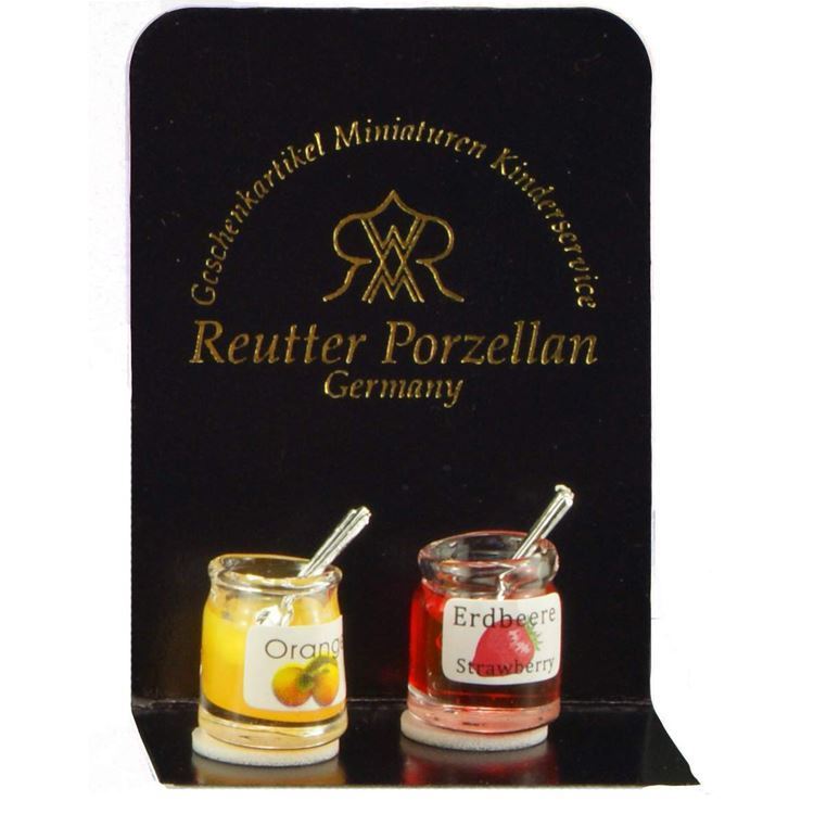 Marmeladeglas - Erdbeere und Orange