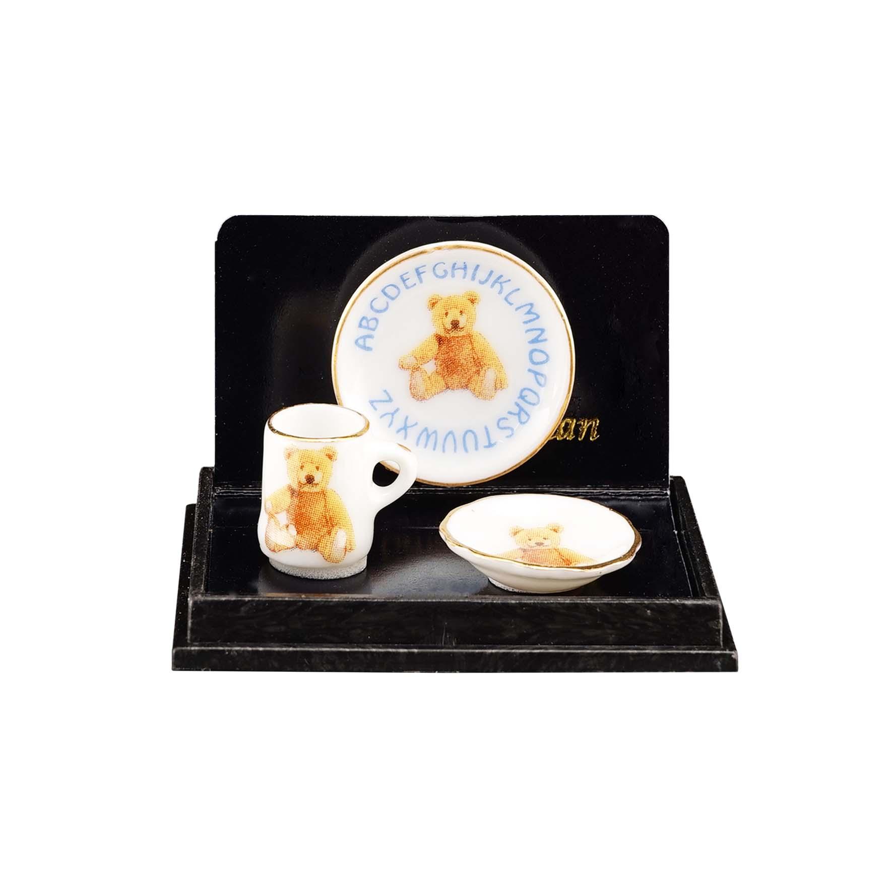 Mini Frühstücksset - Dekor Teddy ABC