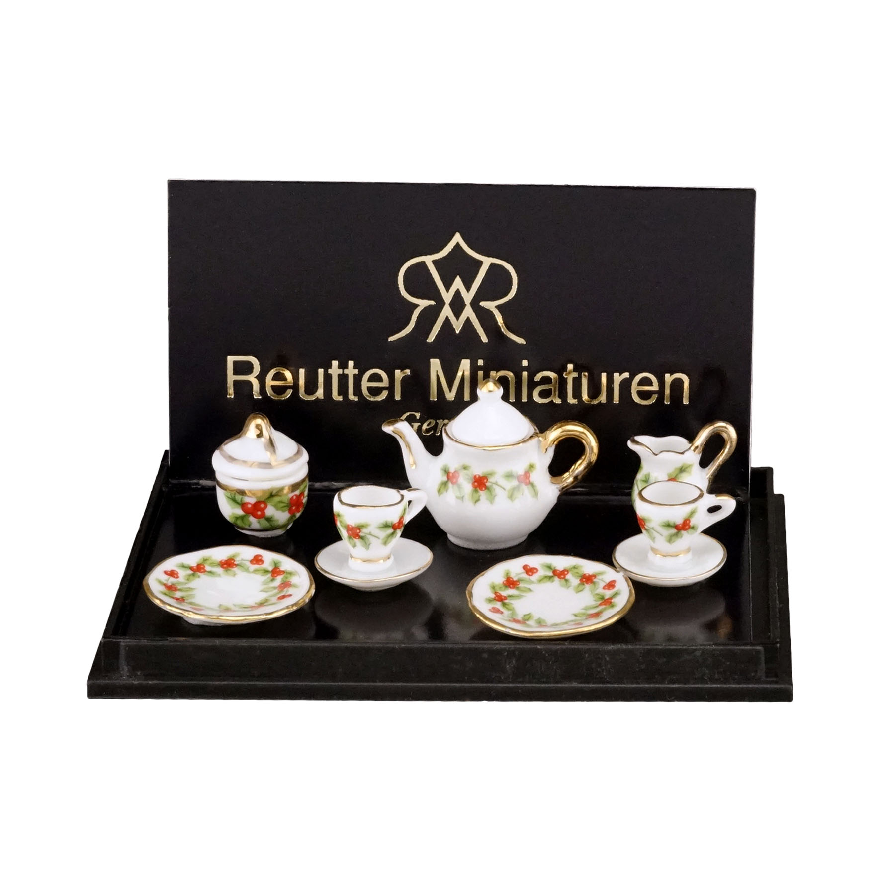 Kaffeeservice 2 Personen - Dekor "Mistelzweig"
