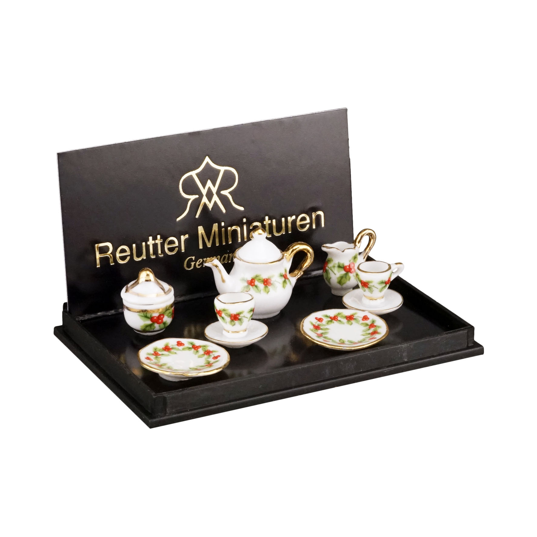 Kaffeeservice 2 Personen - Dekor "Mistelzweig"
