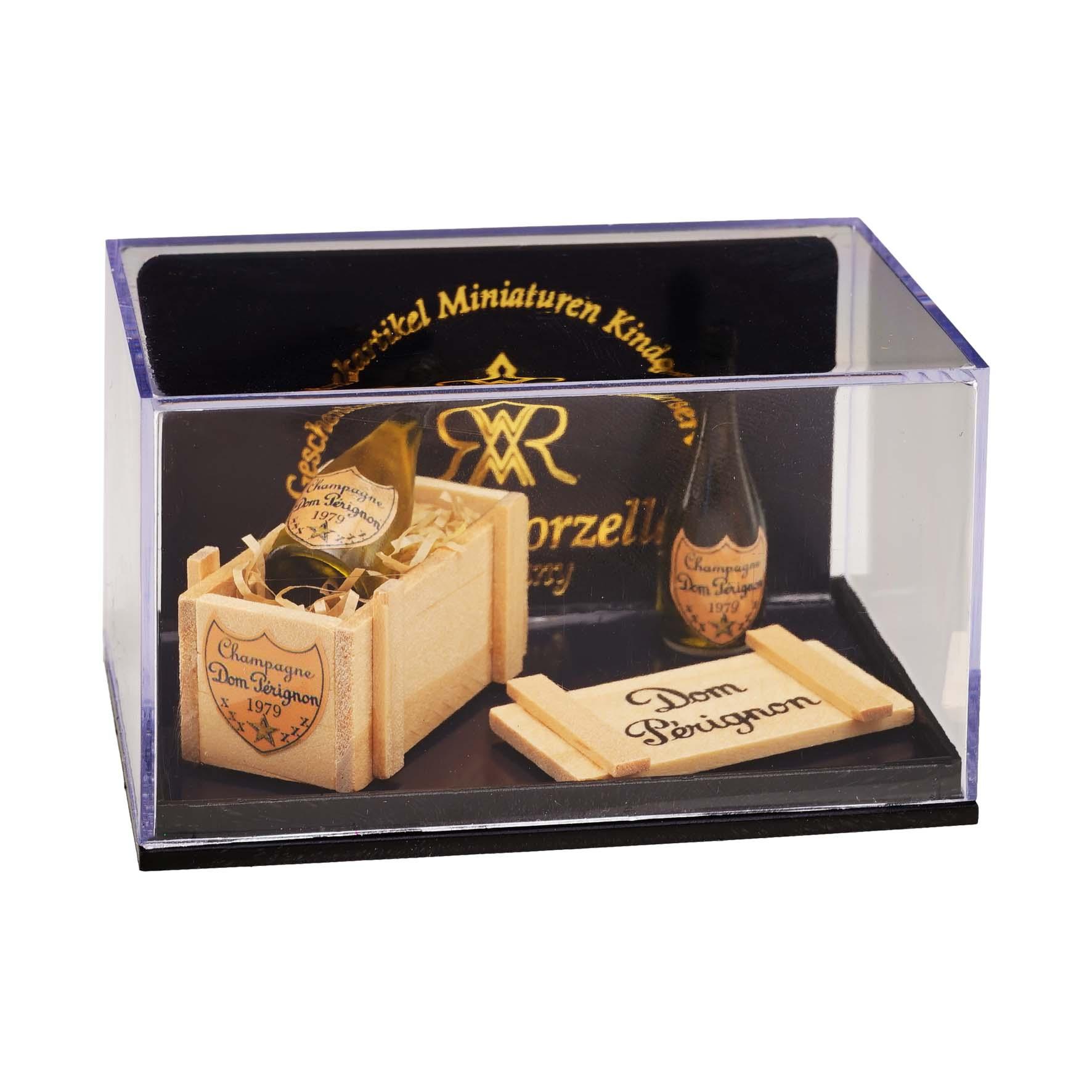 Dom Perignon Champagner in Holzkiste