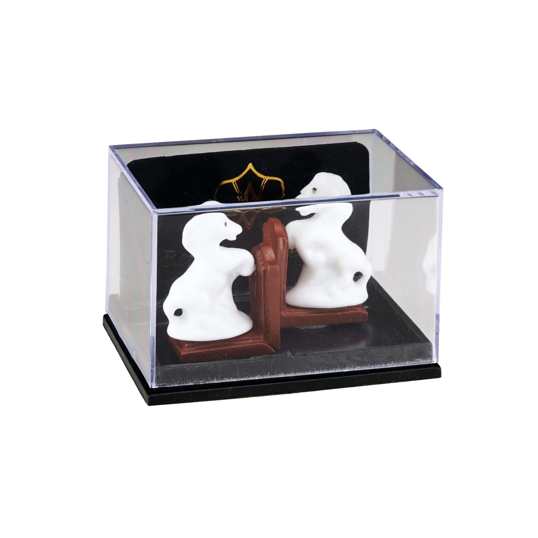 2 Buchstützen mit Pferdefiguren