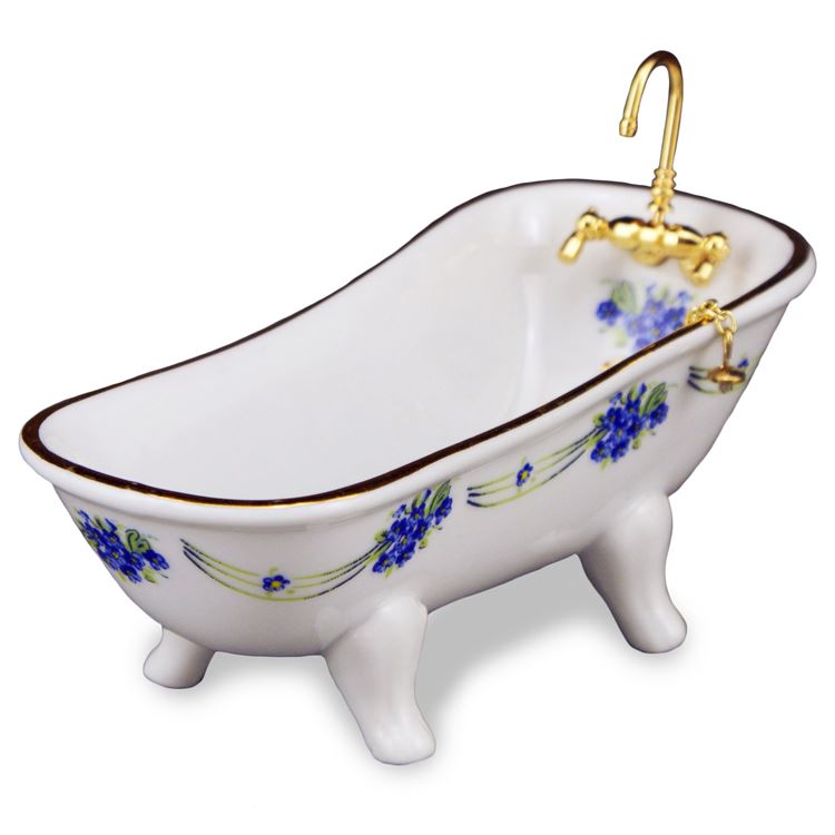 Badewanne - Dekor Biedermeier