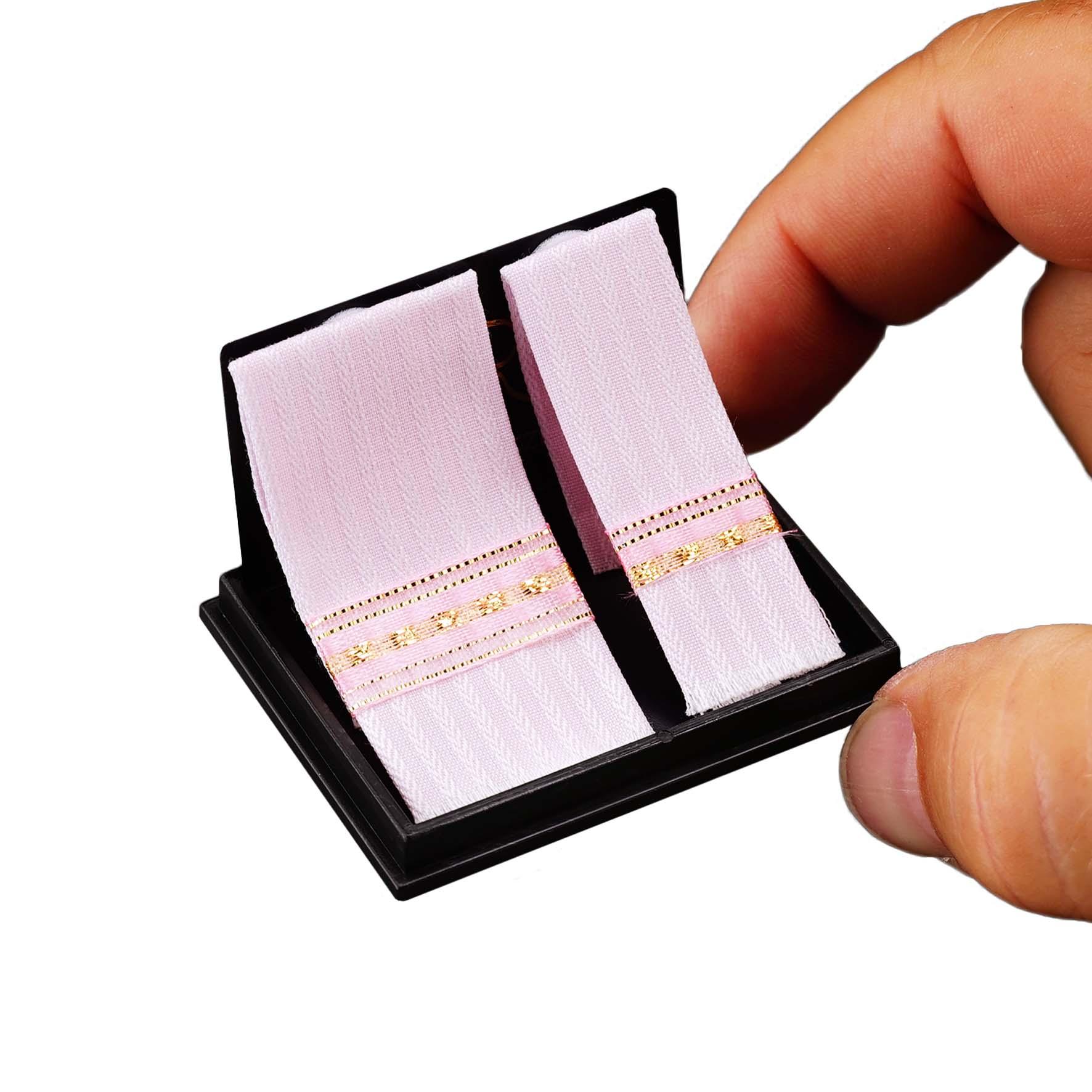 Handtuchset - Rosé mit goldenen Ornamenten