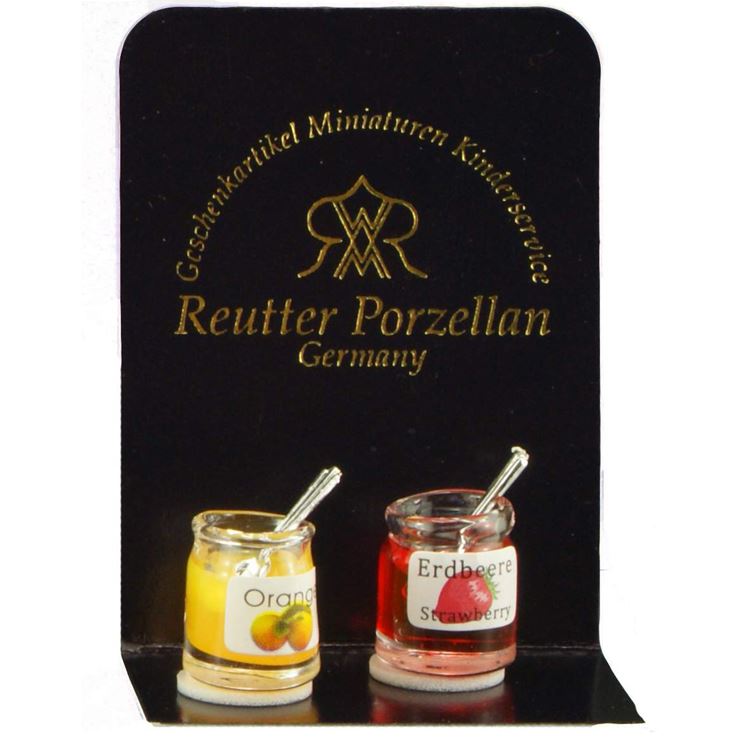 Marmeladeglas - Erdbeere und Orange