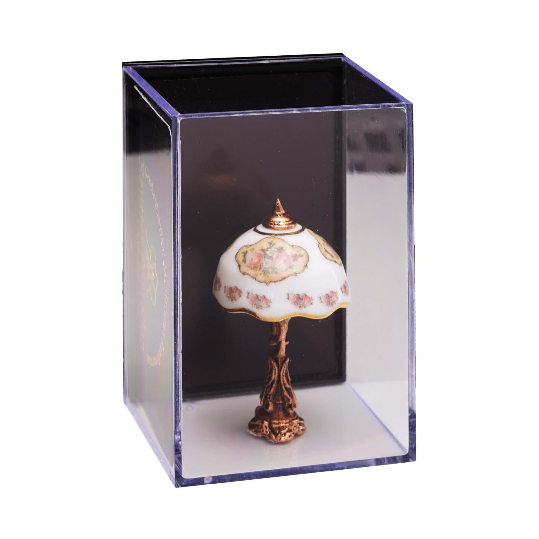 Lampe - Dekor klassische Rose