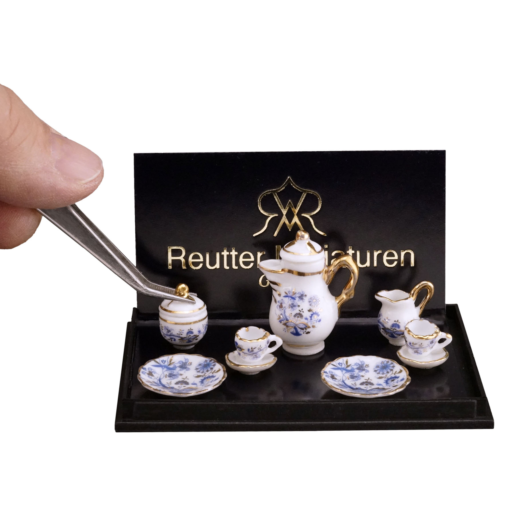 Kaffeeservice 2 Personen - Dekor "Goldzwiebel"