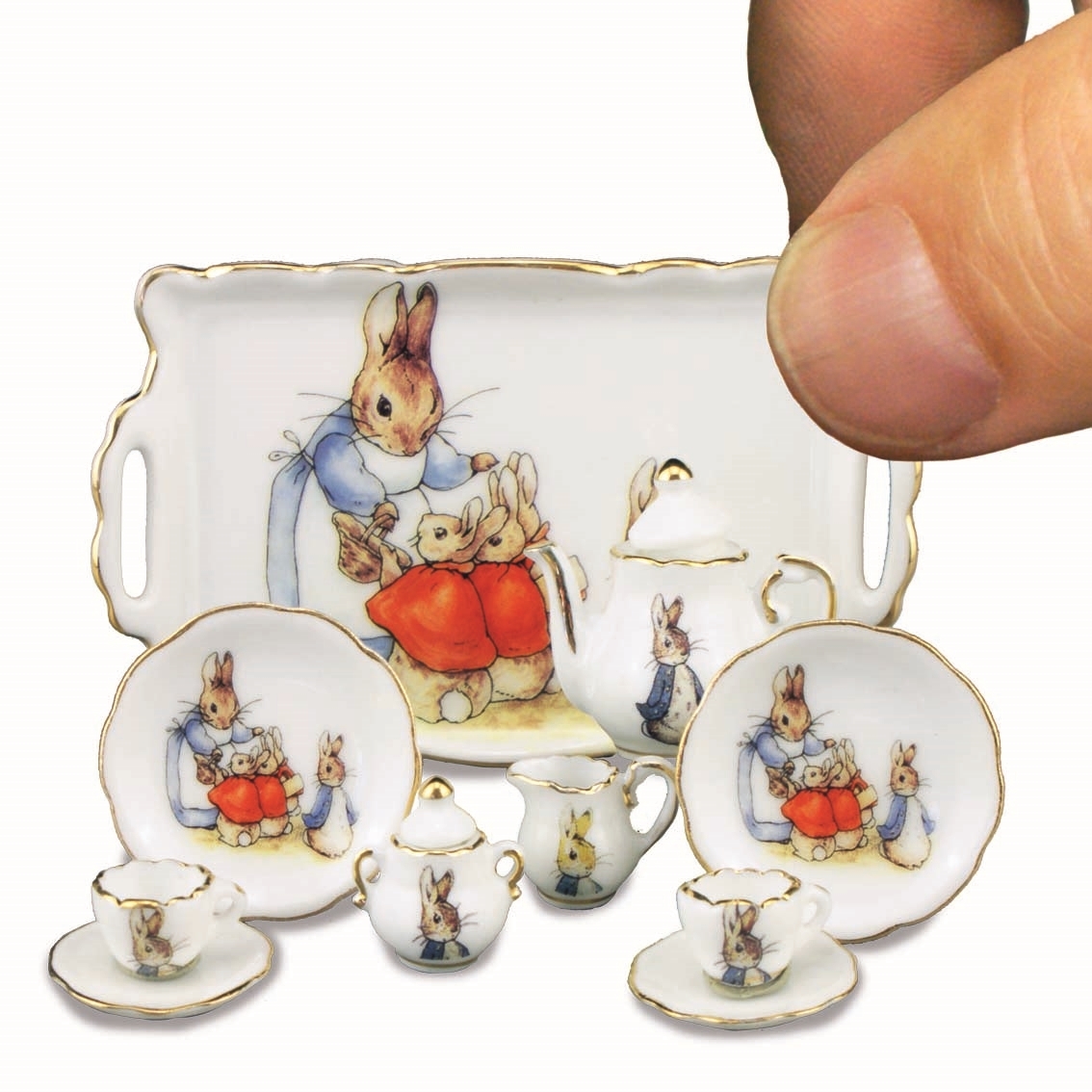Sammlerservice "Peter Hase Classic" - Größe 1:10