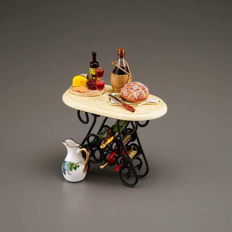 Serviertisch Weinprobe