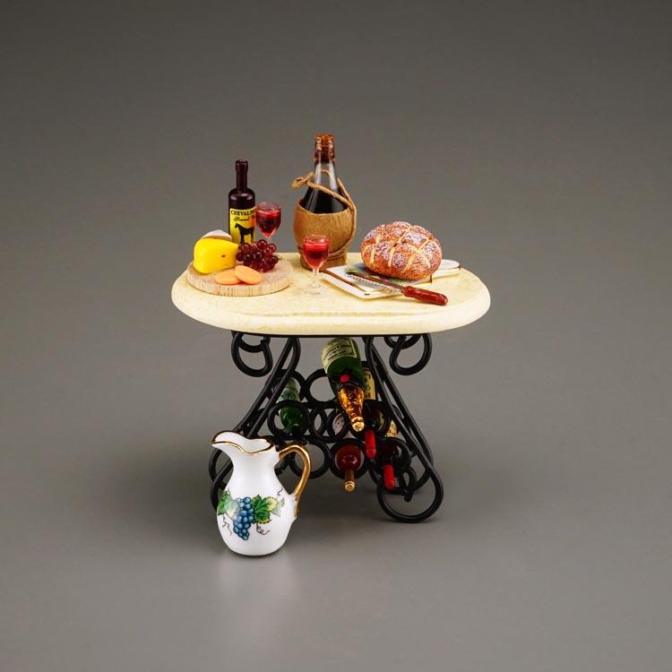 Serviertisch Weinprobe
