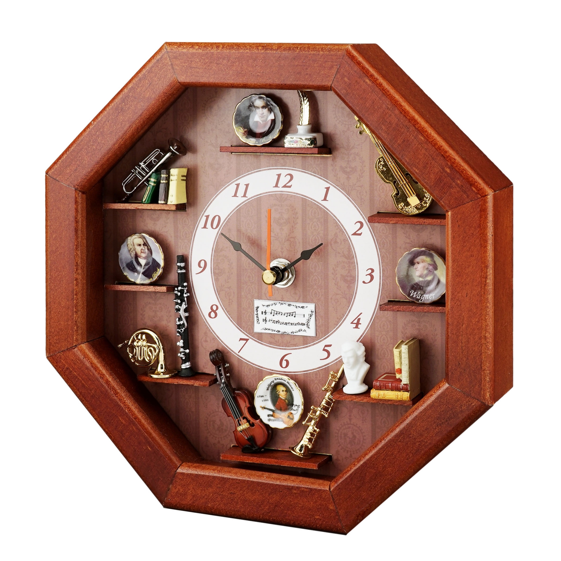 Wanduhr Musik