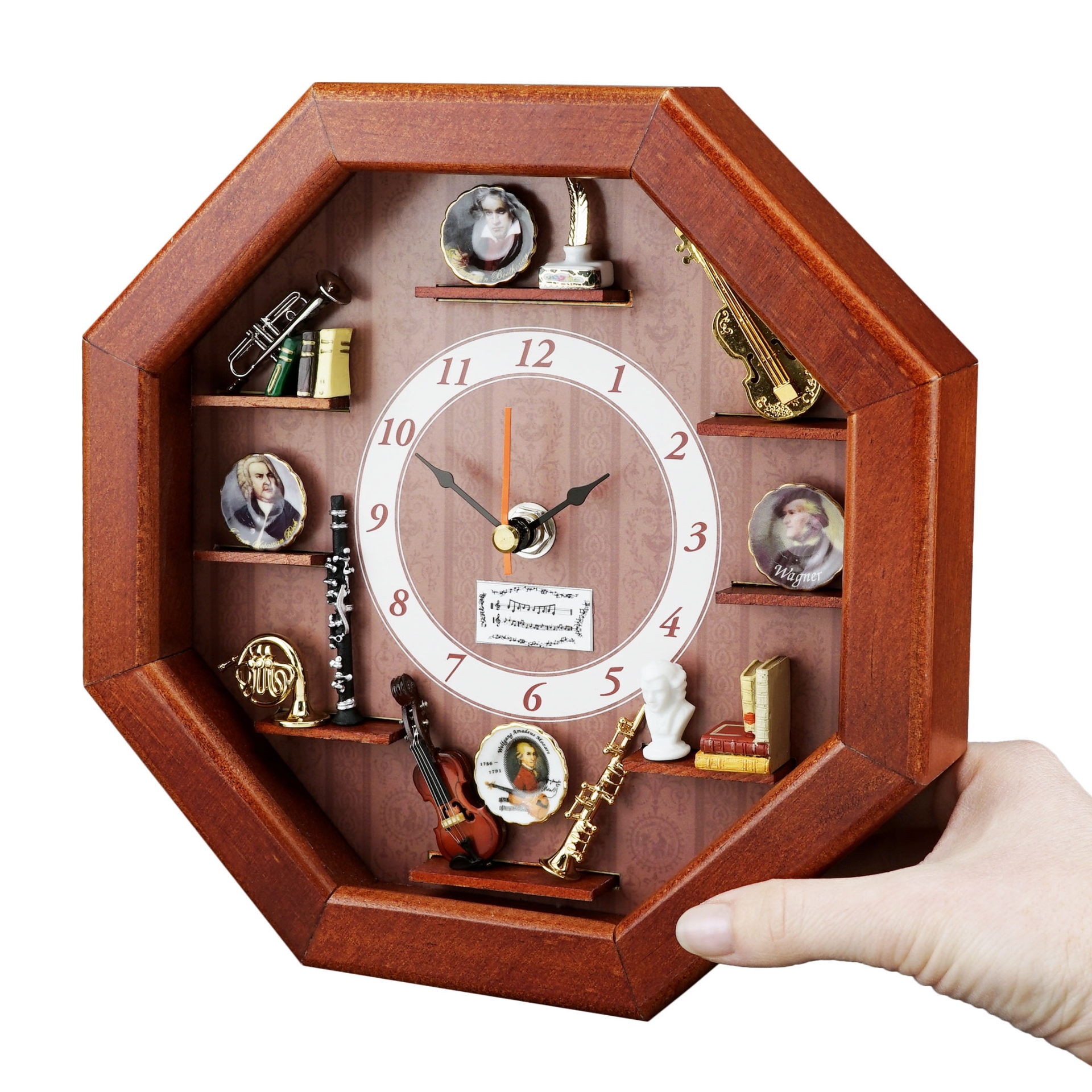 Wanduhr Musik