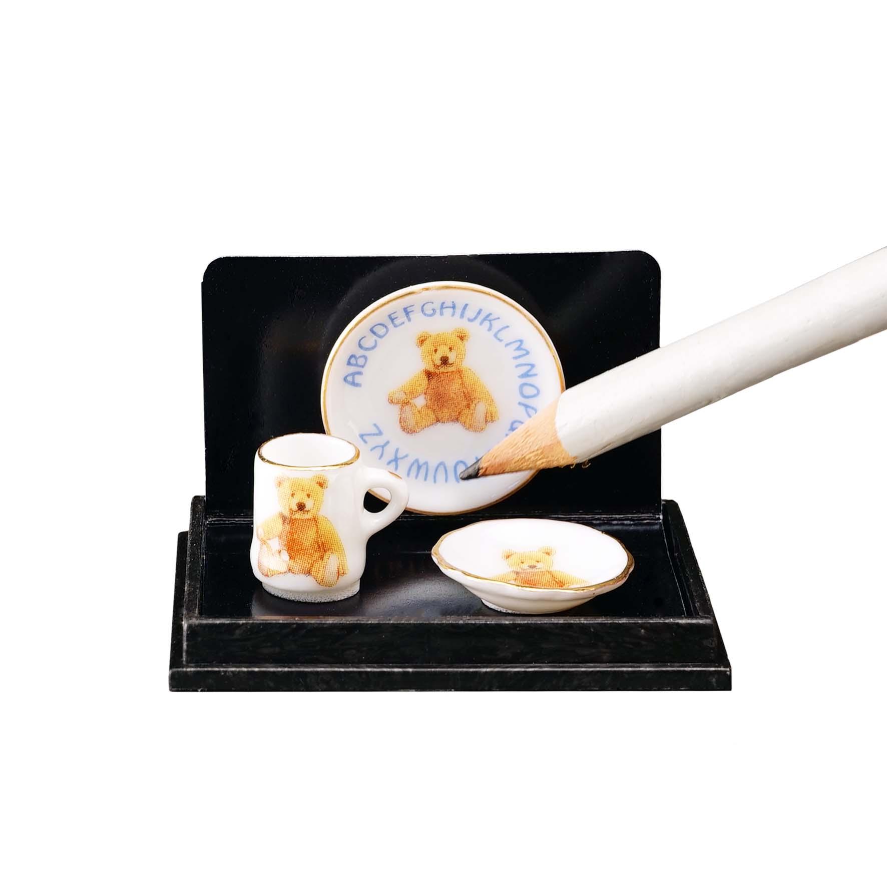 Mini Frühstücksset - Dekor Teddy ABC