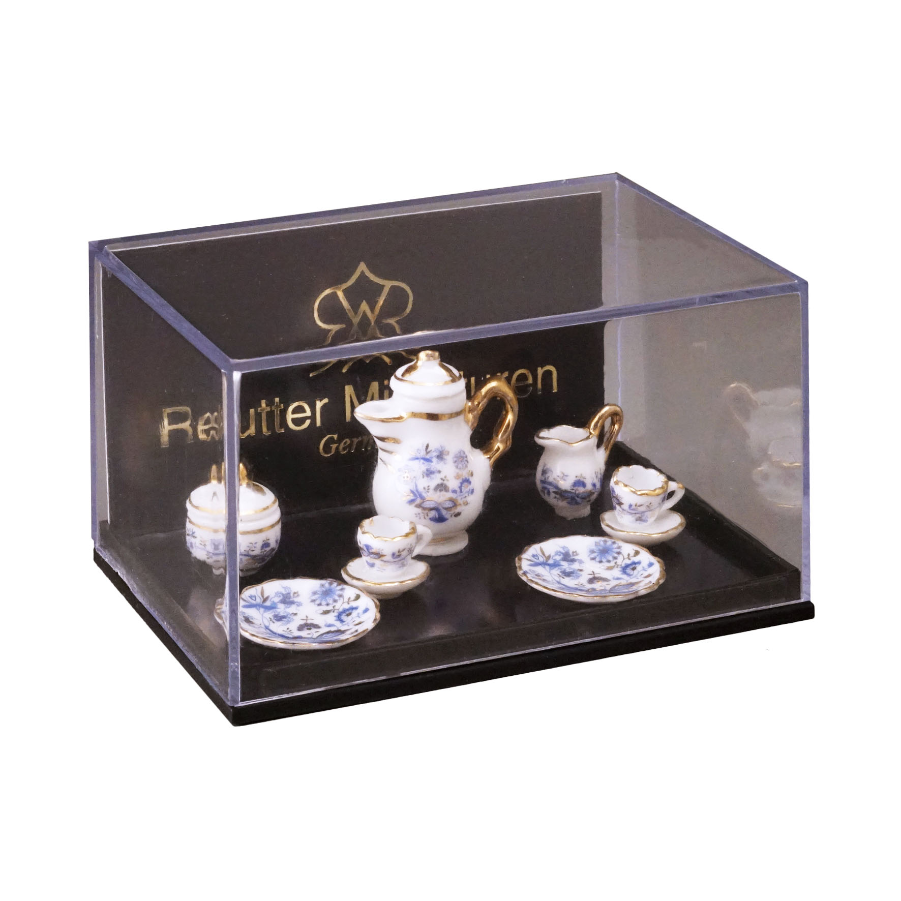 Kaffeeservice 2 Personen - Dekor "Goldzwiebel"
