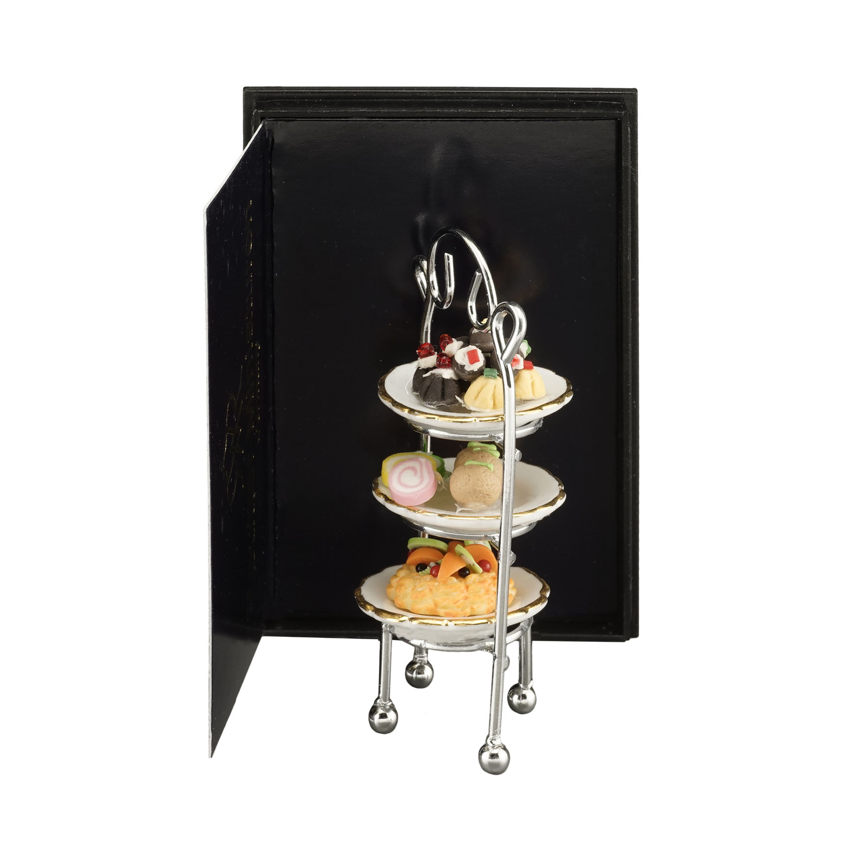 Kuchen Etagere aus Metall mit 3 Kuchen