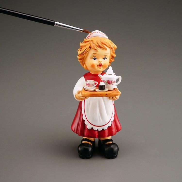 Kaffeemädchen - Figur