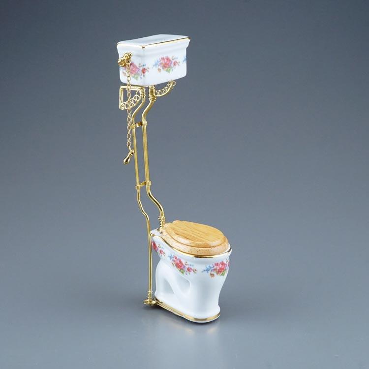 Hochtoilette - Dekor Dresdner Rose