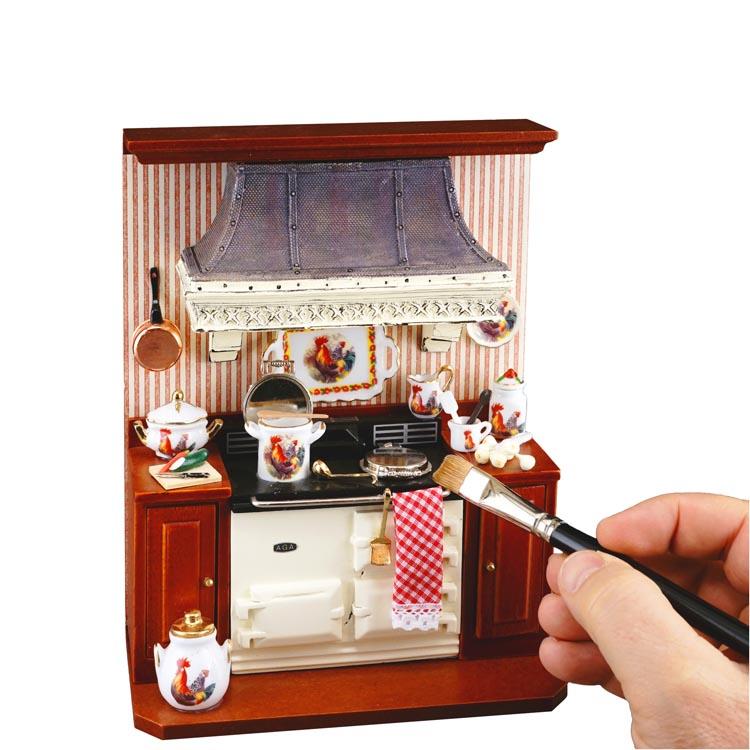 Wanddisplay AGA-Ofen