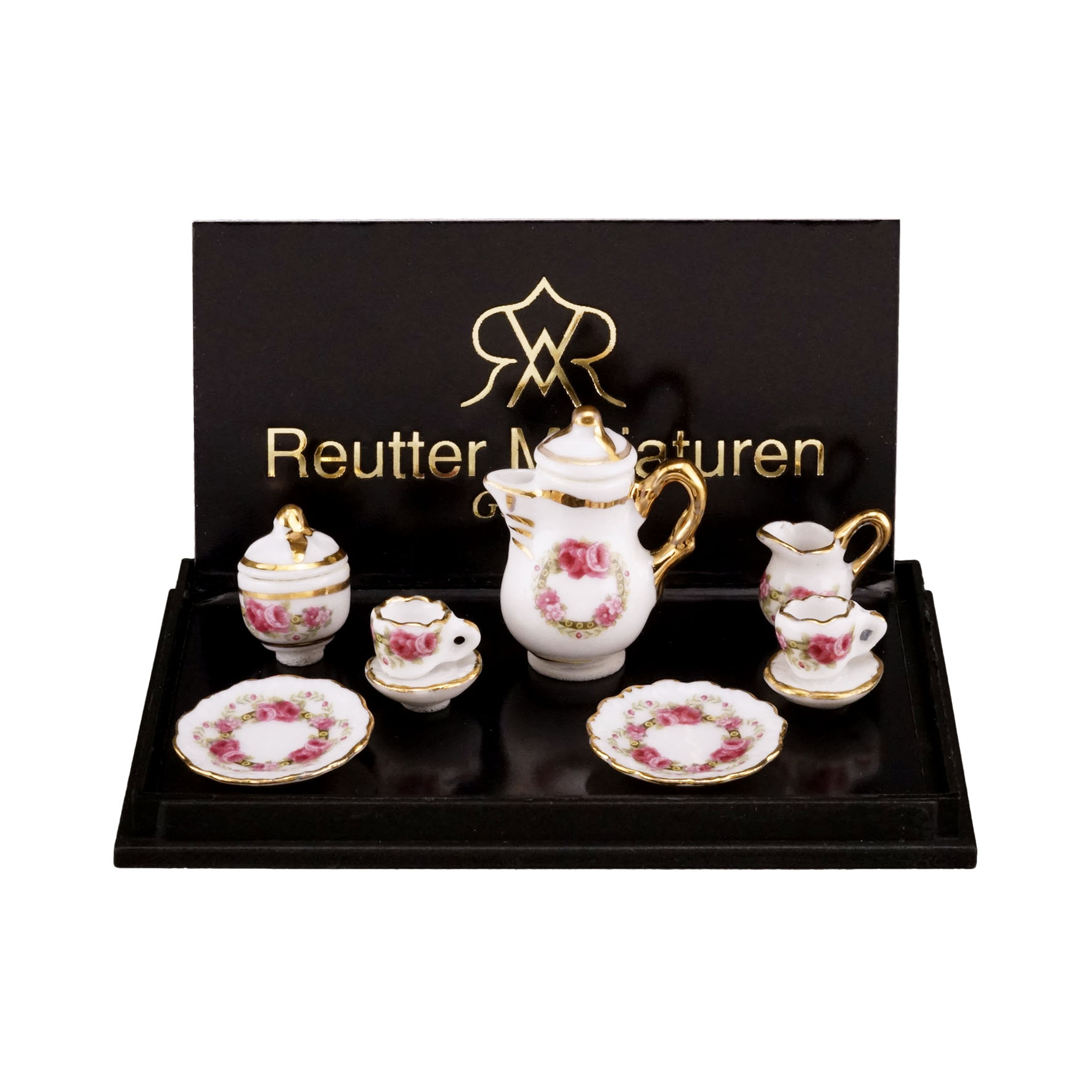 Kaffeeservice 2 Personen - Dekor "Rosenband"