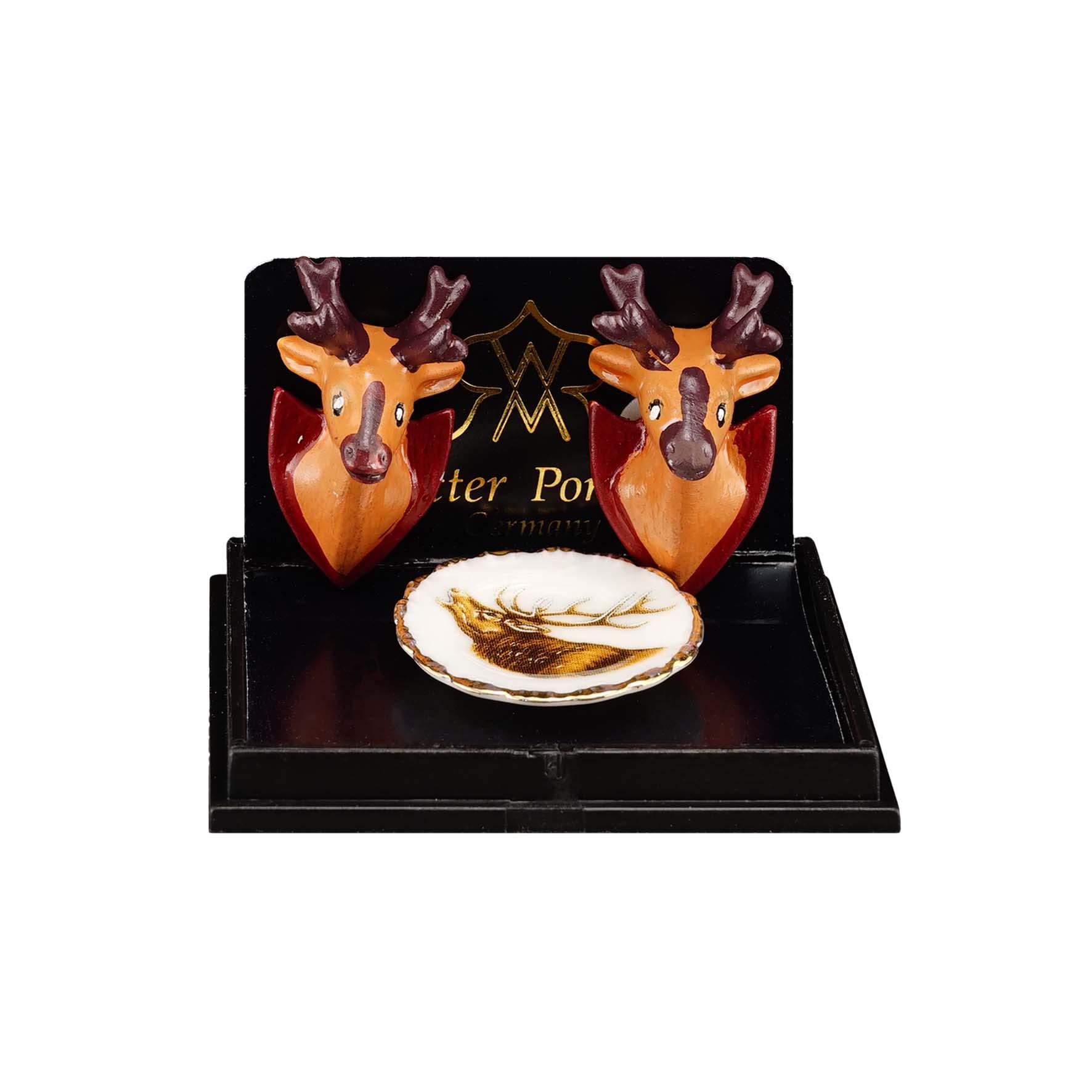 Wandschmuck Jagd mit Reh und Hirsch