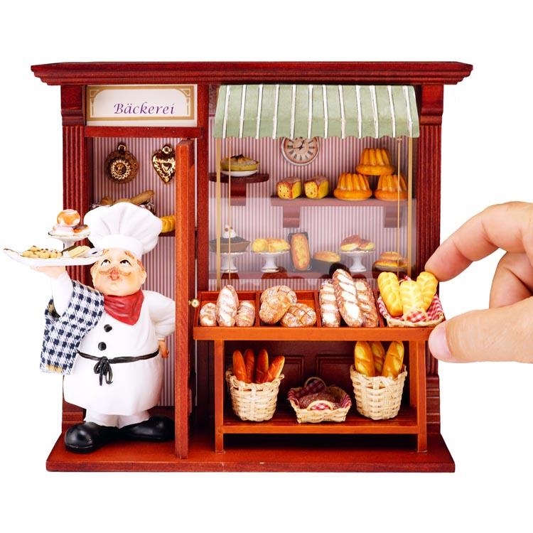 Bäckerei mit Beleuchtung