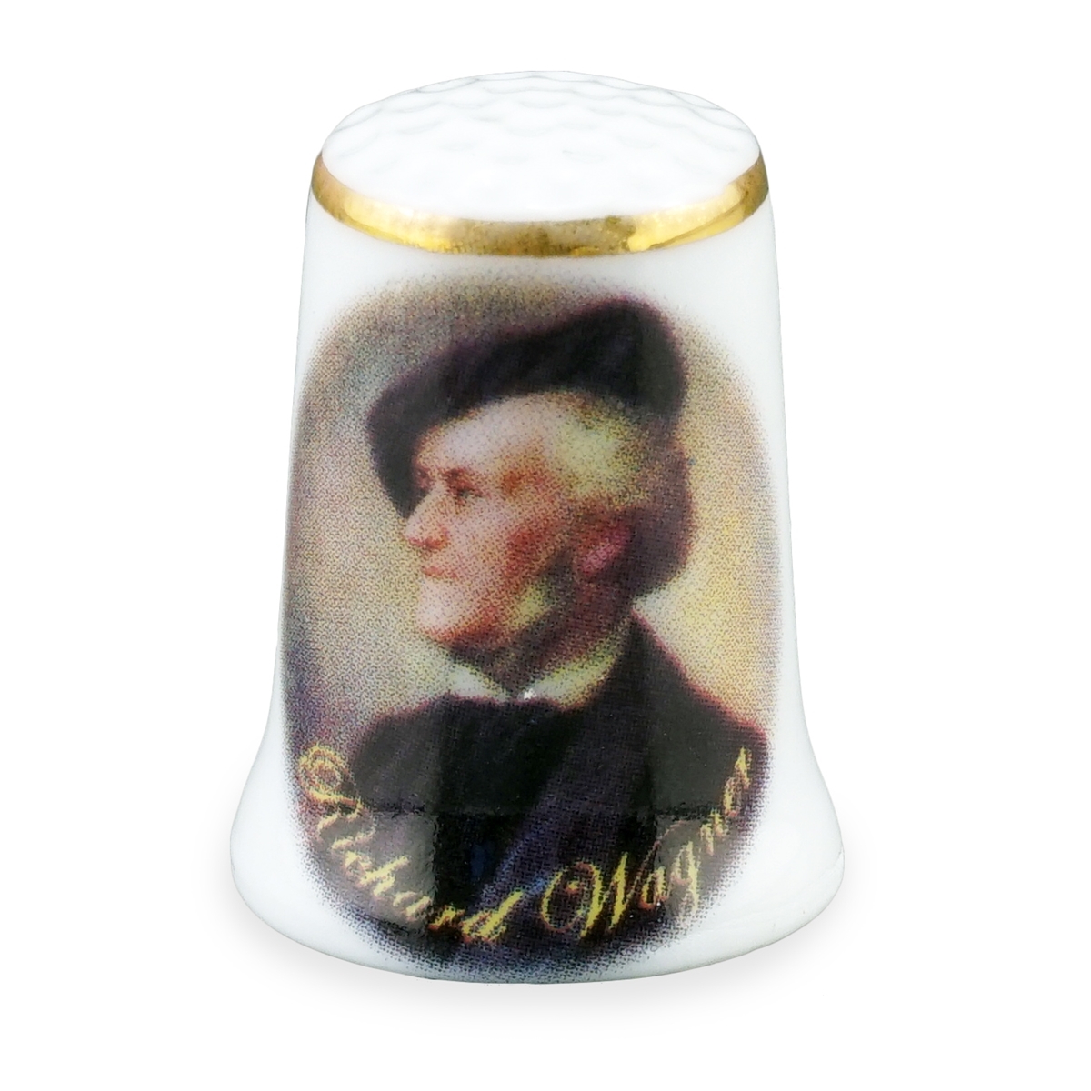 Fingerhut Porzellan "Richard Wagner"