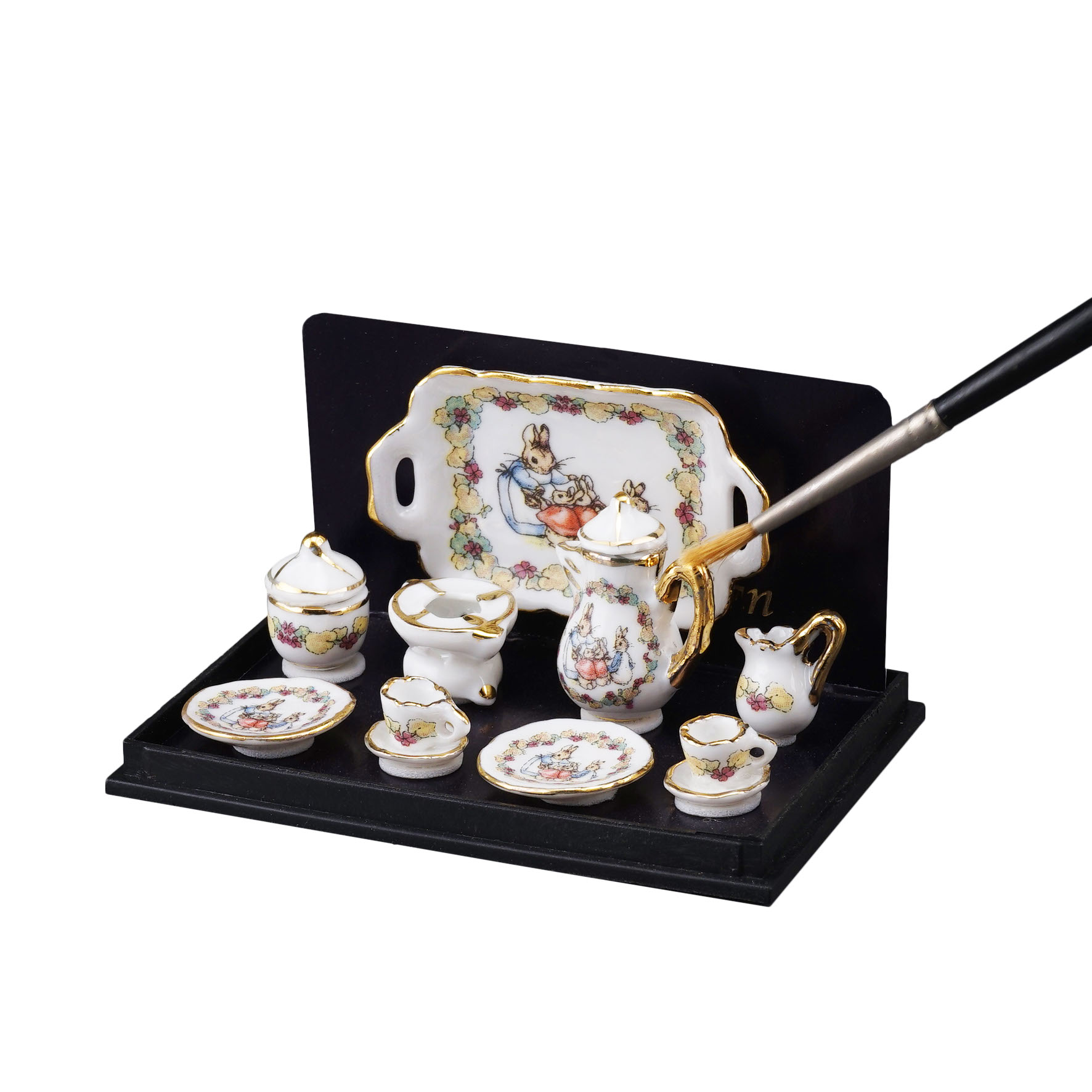 Kaffeeservice - Peter Hase "Blumenband"