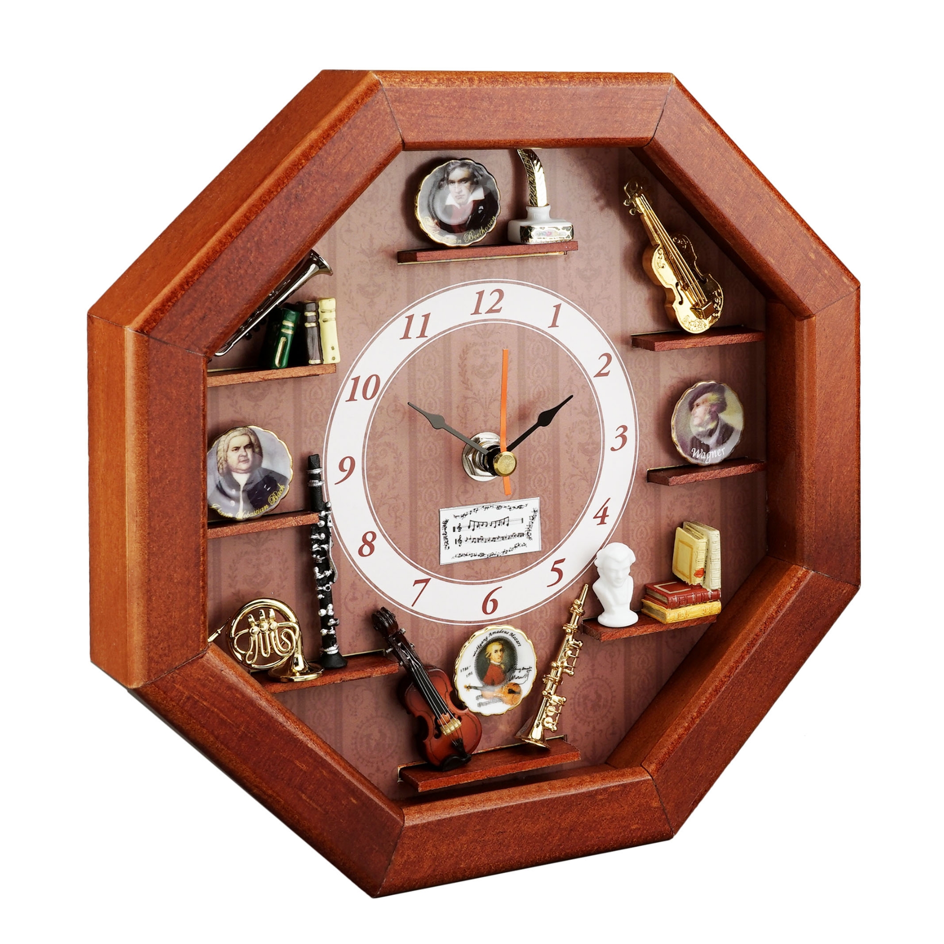Wanduhr Musik