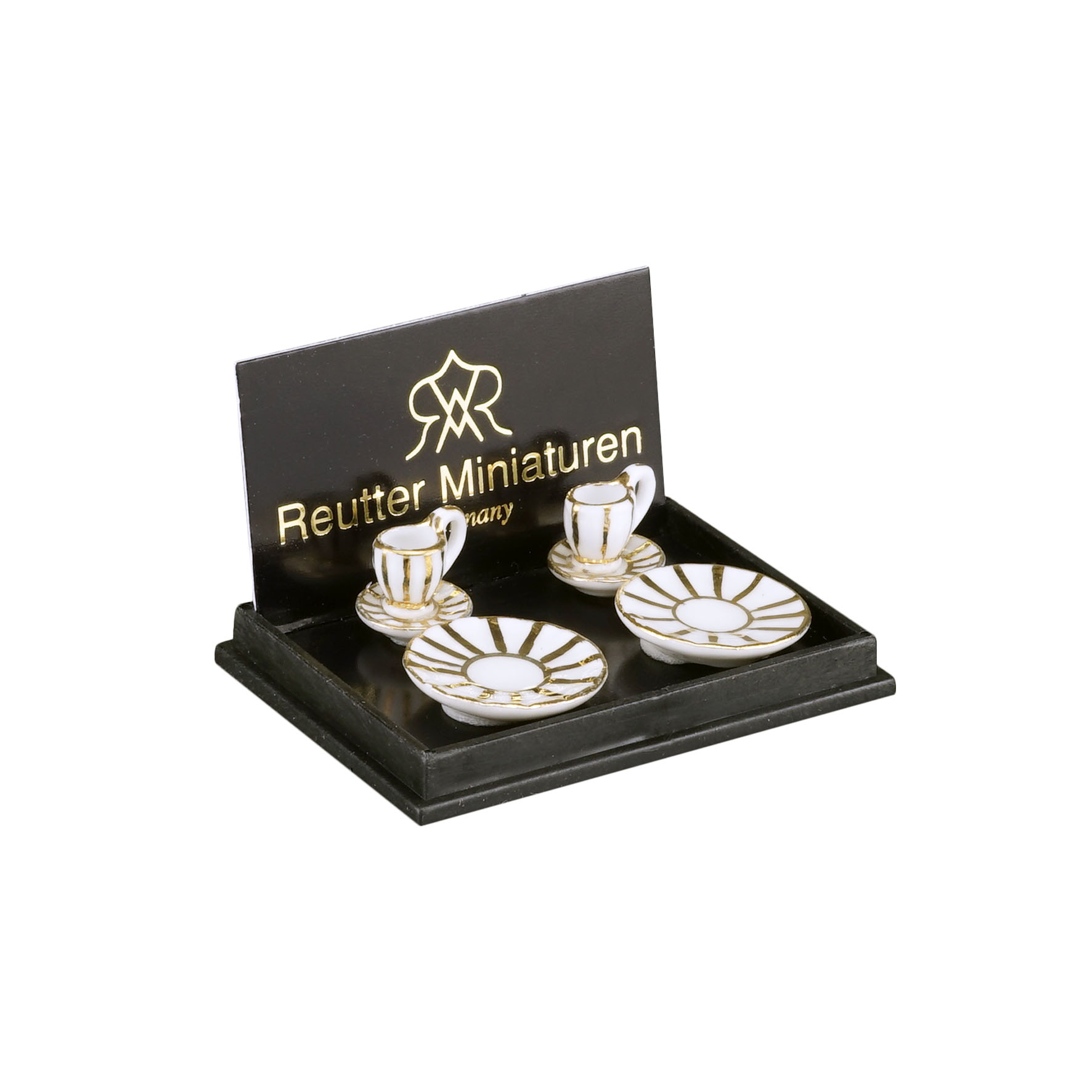 2 Gedecke - Dekor "Französisch Gold"
