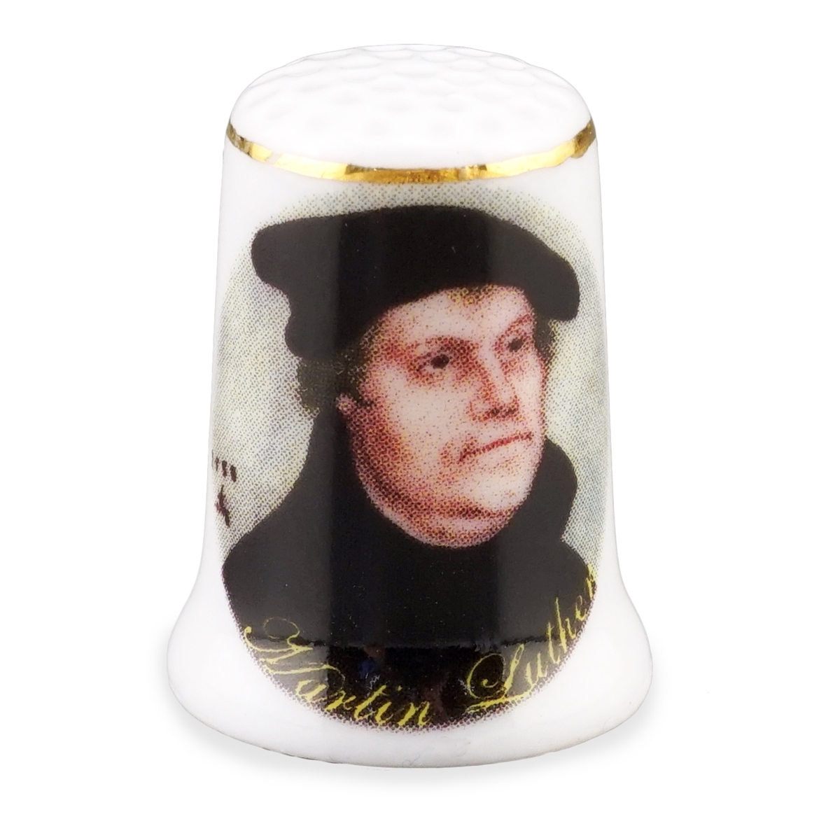 Fingerhut Porzellan "Martin Luther"