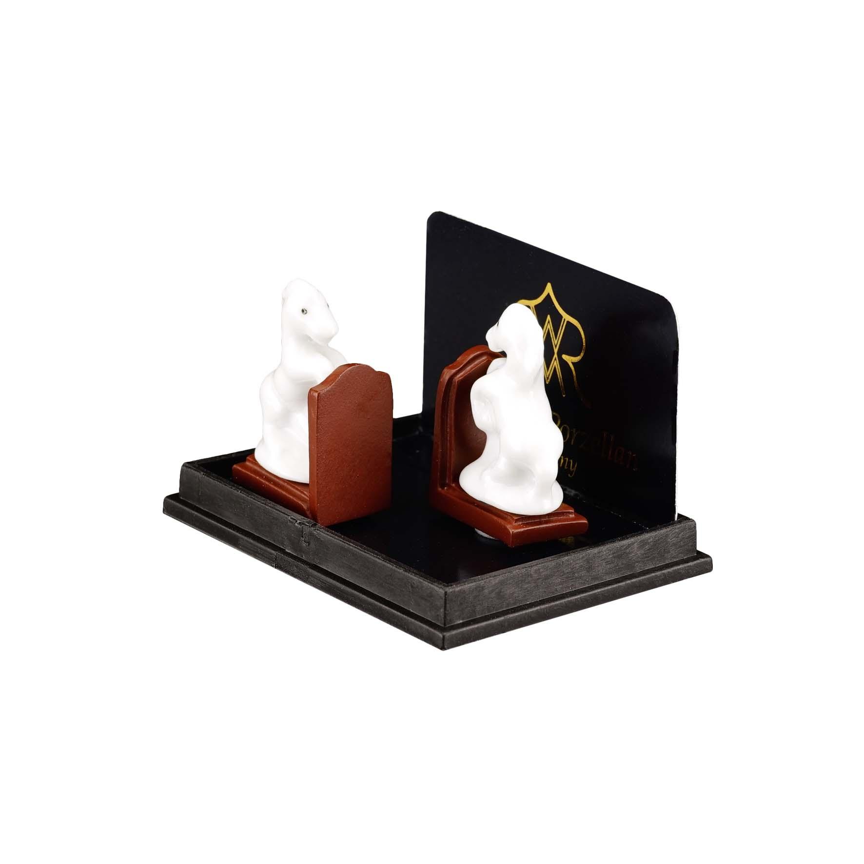 2 Buchstützen mit Pferdefiguren