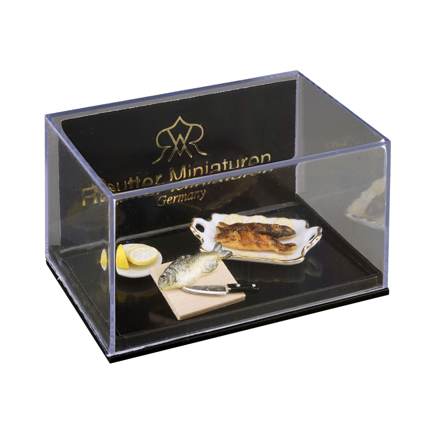 Gegrillter Fisch mit Zitronen
