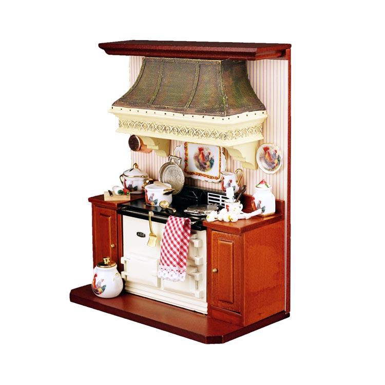 Wanddisplay AGA-Ofen