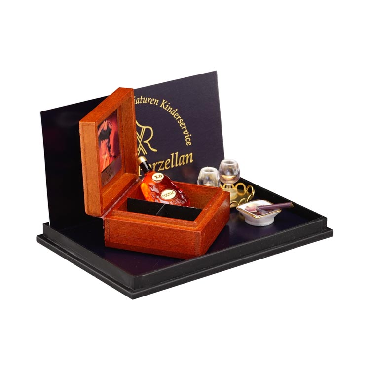 XO Cognac Set mit Zigarren und Gläßern