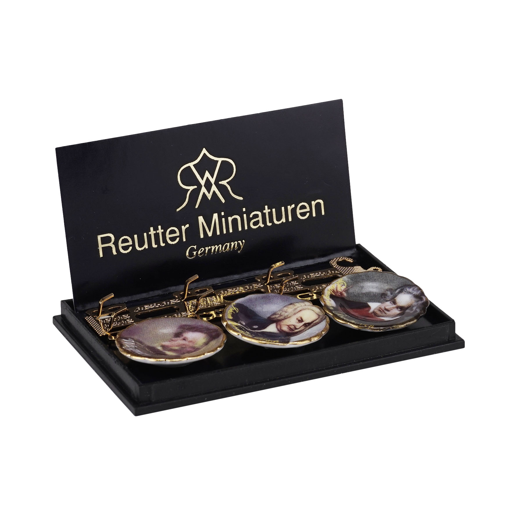 Wandtellerregal - "Musik Komponisten"