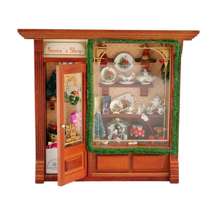 Weihnachtsladen mit Beleuchtung