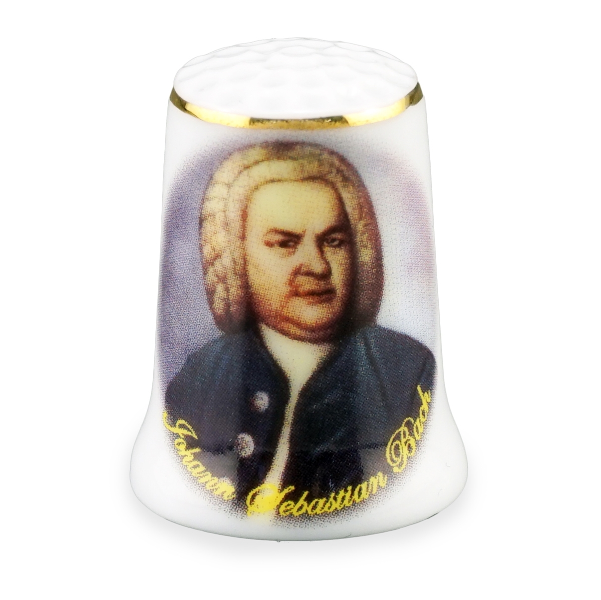 Fingerhut Porzellan "Johann Sebastian Bach"