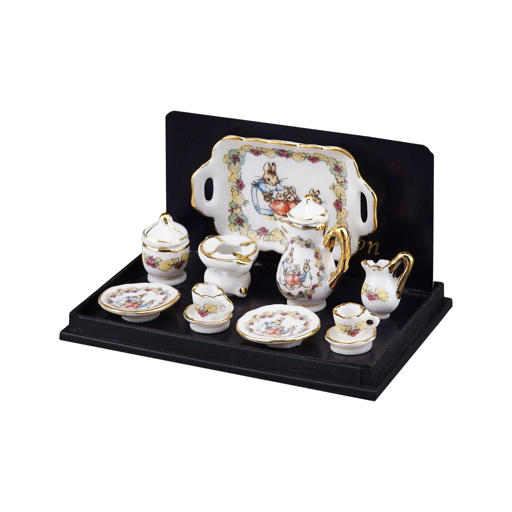 Kaffeeservice - Peter Hase "Blumenband"