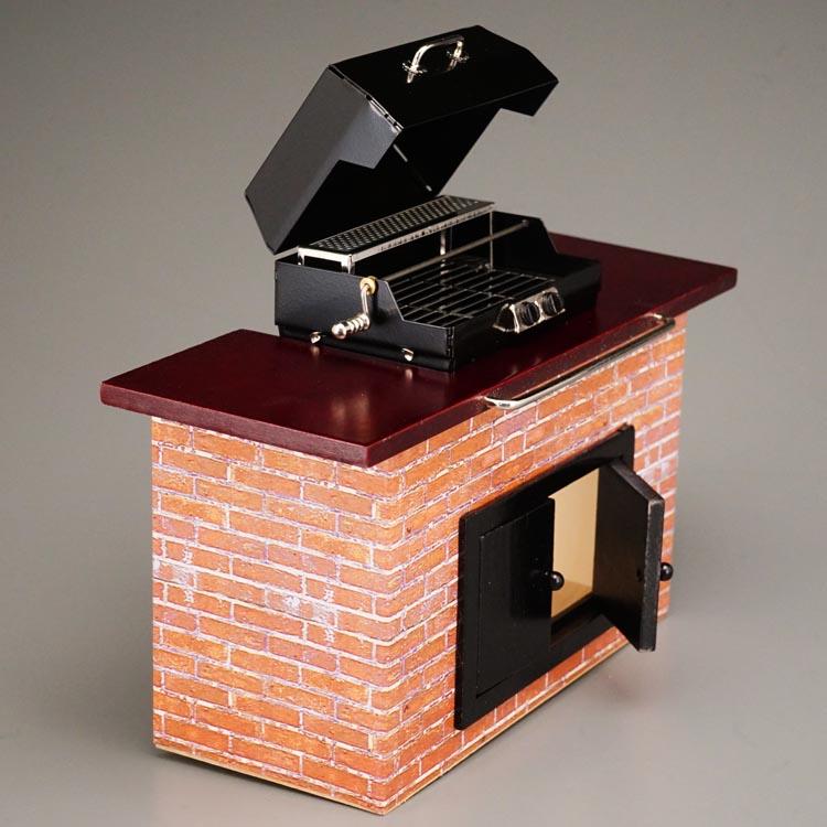 Barbecuegrill gemauert