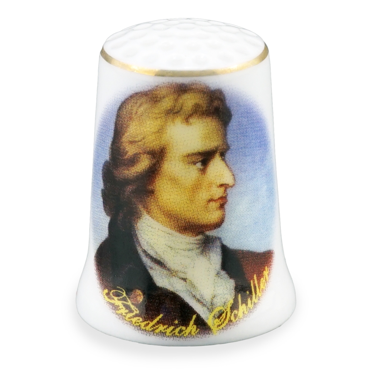 Fingerhut Porzellan "Friedrich Schiller"
