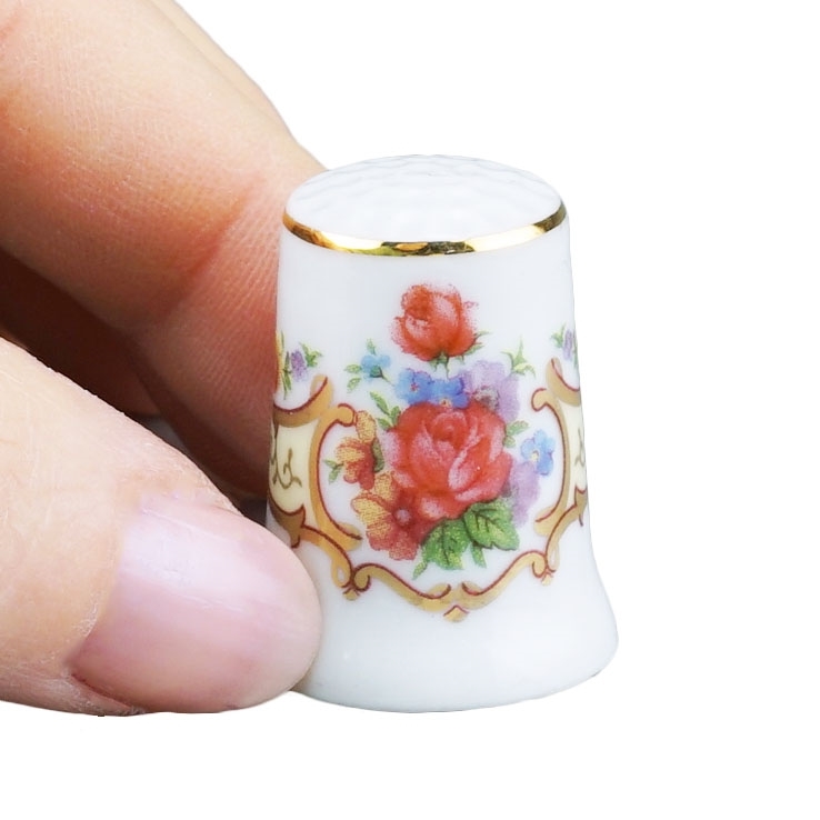 Fingerhut Porzellan "Dresdner Rose Royal"