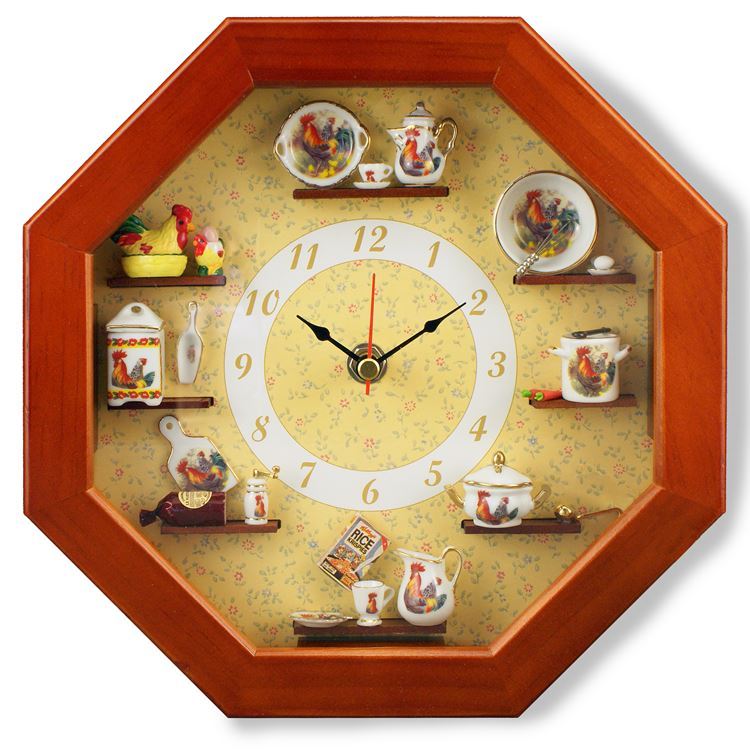 Wanduhr "Hahn"