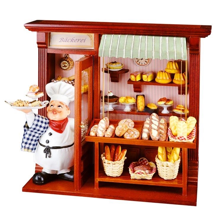 Bäckerei mit Beleuchtung