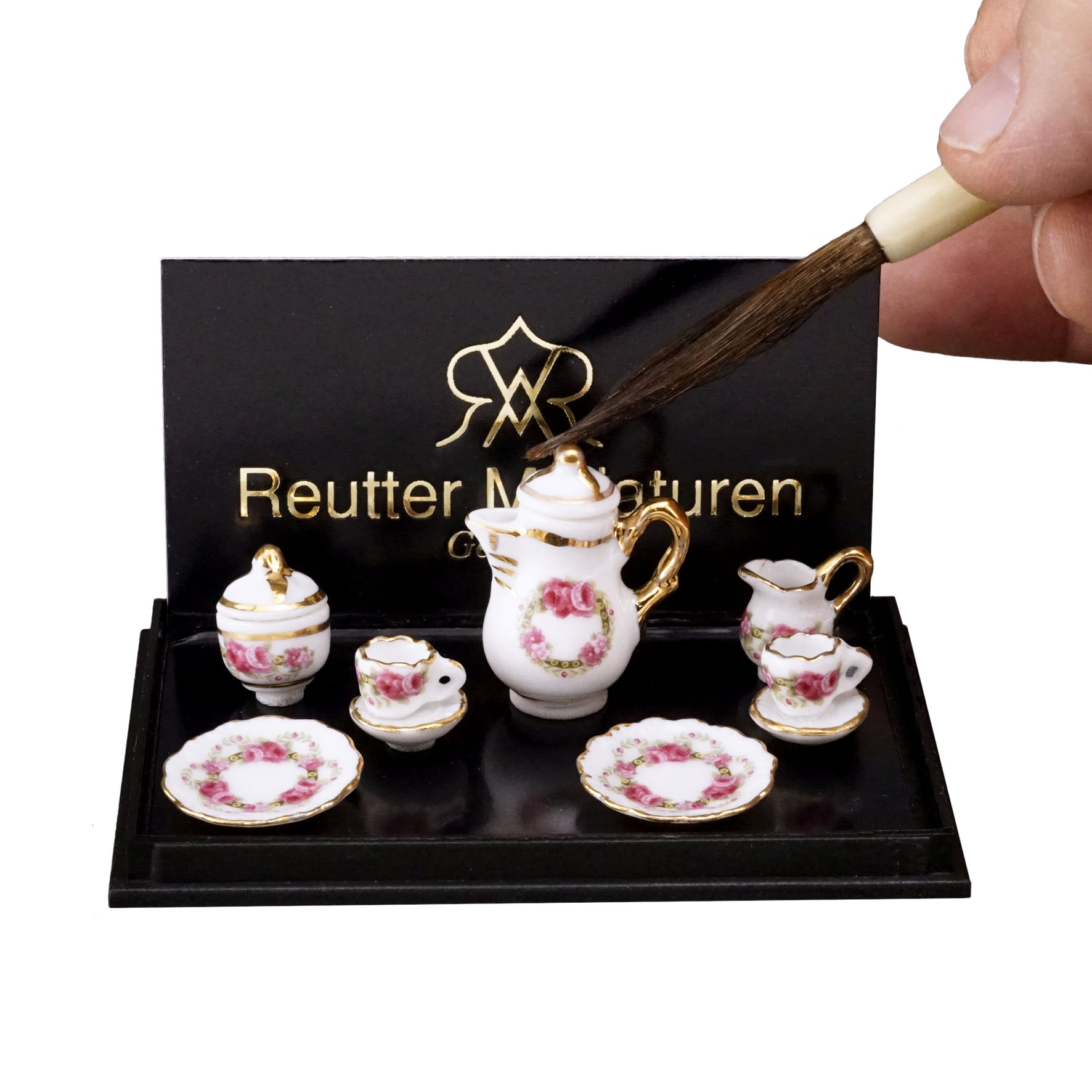 Kaffeeservice 2 Personen - Dekor "Rosenband"
