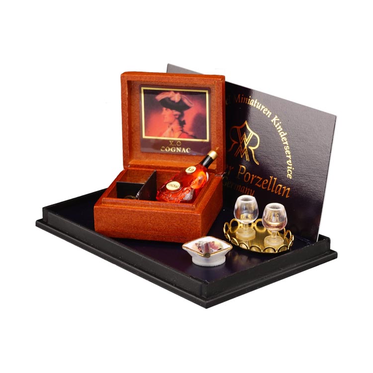 XO Cognac Set mit Zigarren und Gläßern