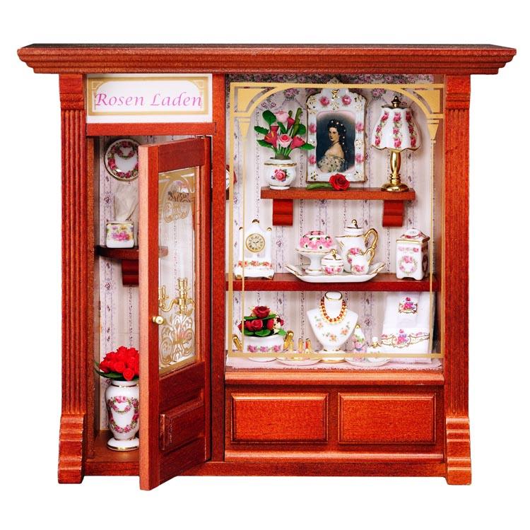 Rosenladen mit Beleuchtung