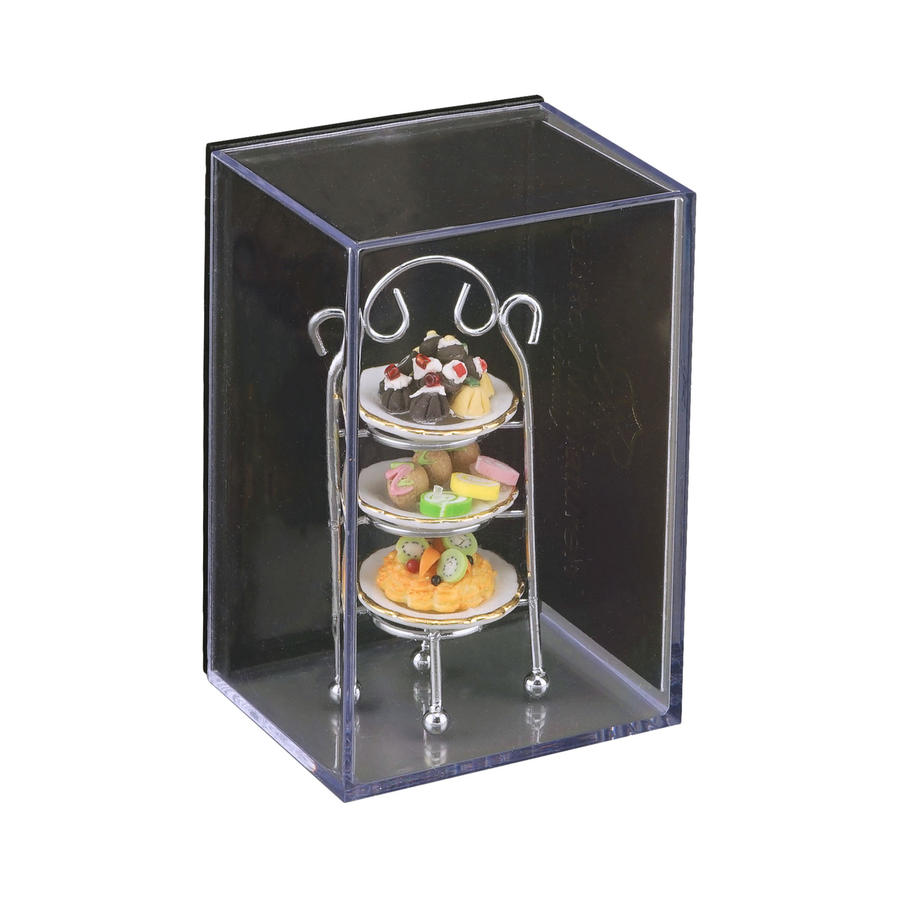 Kuchen Etagere aus Metall mit 3 Kuchen
