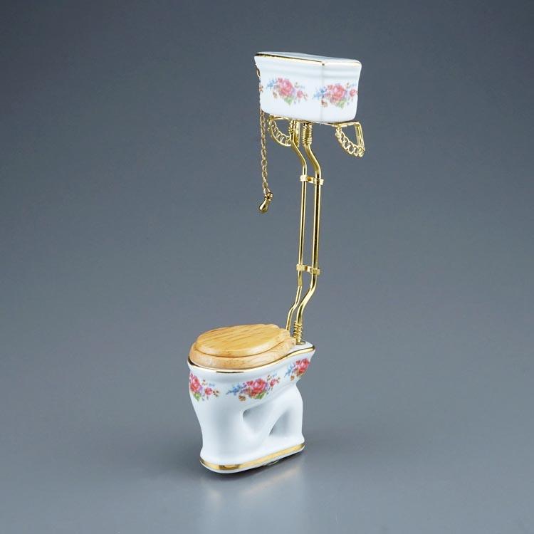 Hochtoilette - Dekor Dresdner Rose