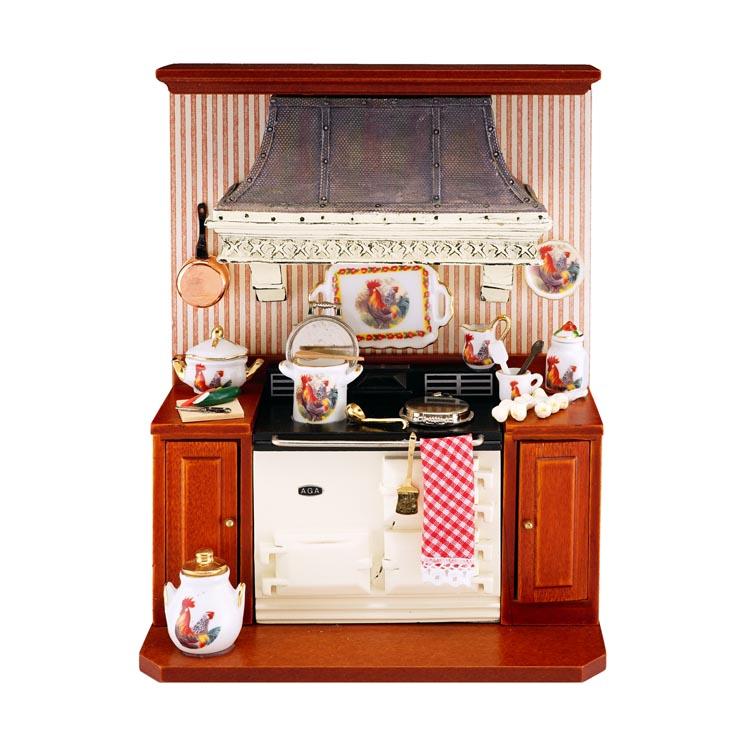 Wanddisplay AGA-Ofen